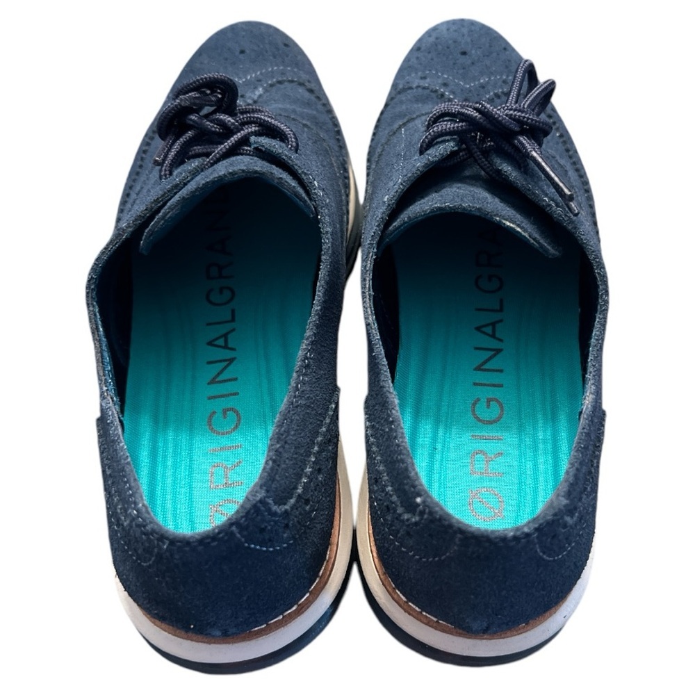 NIB Cole Haan OG Cloud Energy Twin Oxford women’s Navy Blue size 6.5 - Picture 2 of 5